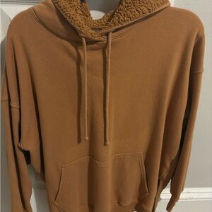 American Eagle Outfitters Brown Sweatshirt Pullover Hoodie